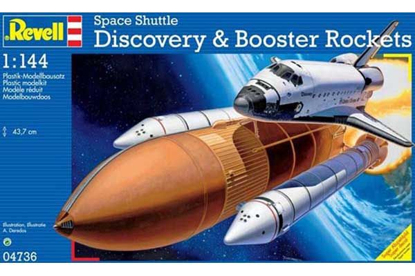 Discovery з ракетоносієм (Revell 04736) 1/144 Discovery з ракетоносієм (Revell 04736) 1/144