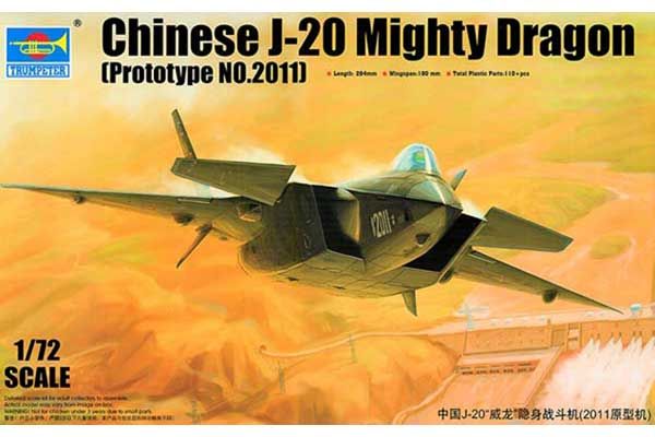 Chinese. J-20 Mighty Dragon (Trumpeter 01665) 1/72 Chinese. J-20 Mighty Dragon (Trumpeter 01665) 1/72