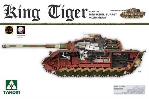 King Tiger Sd.Kfz.182 (1/35) TAKOM 2045 King Tiger Sd.Kfz.182 (1/35) TAKOM 2045