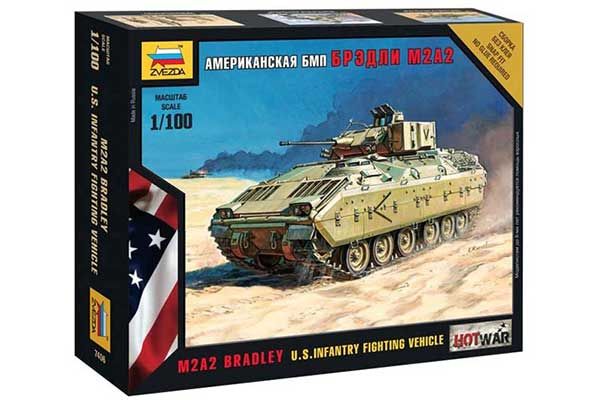 БМП Бредли М2А2 (Zvezda 7406) 1/100 БМП Бредли М2А2 (Zvezda 7406) 1/100