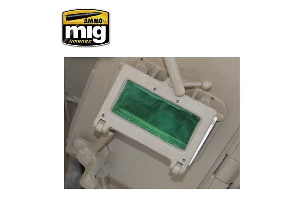 Акриловая краска - A.MIG-0096 Green Periscope (and Tail Light On)