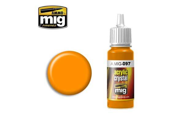 Акриловая краска - A.MIG-0097 CRYSTAL Orange