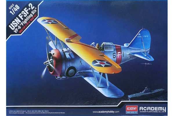 F3F2 VF-6 "Fighting Six" (Academy 12326) 1/48 F3F2 VF-6 "Fighting Six" (Academy 12326) 1/48