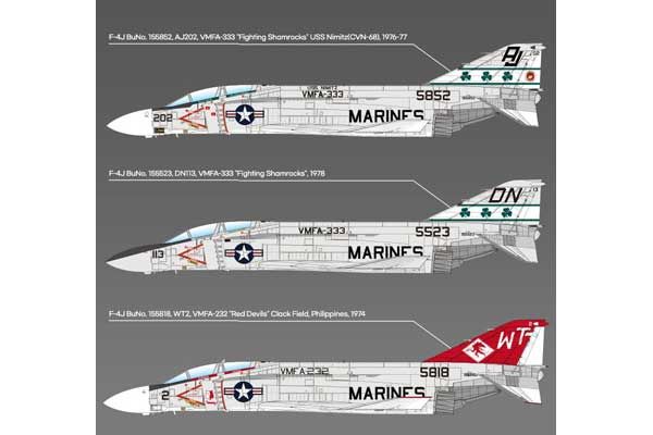 USMC F-4J Phantom II "VMFA-333 Fighting Shamrocks" (Academy 12356) 1/48