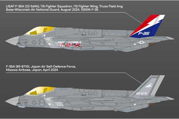 F-35A Lighting II "1000th" (Academy 12591) 1/72