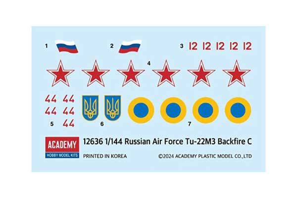 Ту-22М3 Backfire C (Academy 12636) 1/144