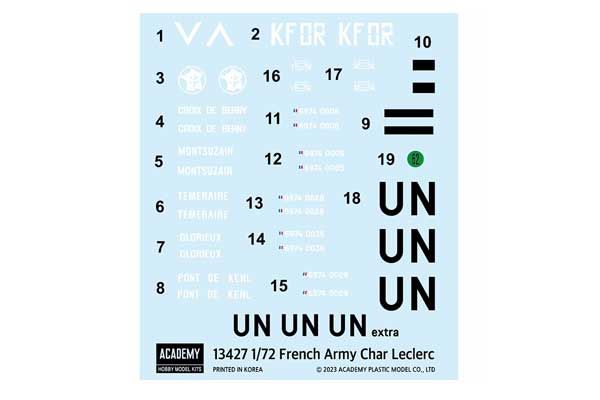 French Army Char Leclerc (Academy 13427) 1/72