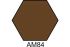 ТЕМНО-КОРИЧНЕВАЯ краска акриловая матовая (ХО-МА АМ84)