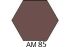 ФИОЛЕТОВО-КОРИЧНЕВАЯ краска акриловая матовая (ХО-МА АМ85)