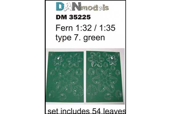 Папороть: Зелене листя. Набір №7 (DAN Models 35225) Папороть: Зелене листя. Набір №7 (DAN Models 35225)