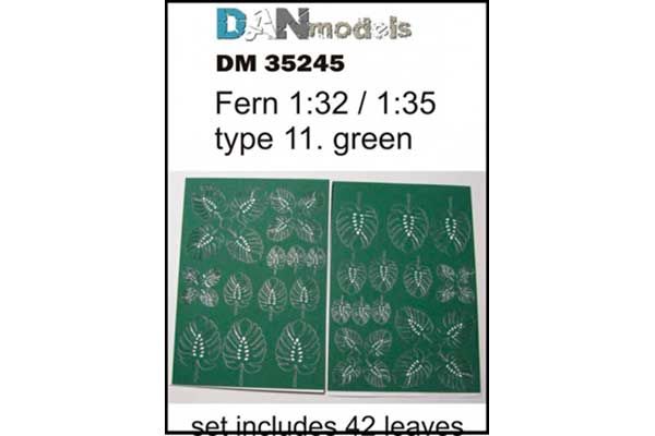 Папороть: Зелене листя. Набір №11 (DAN Models 35225) Папороть: Зелене листя. Набір №11 (DAN Models 35225)