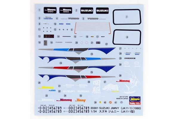 SUZUKI Jimny (JA11-3) (Hasegawa 20744) 1/24