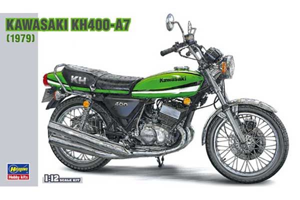 Kawasaki KH400-A7 1979 (Hasegawa 21506 BK6) 1/12 Kawasaki KH400-A7 1979 (Hasegawa 21506 BK6) 1/12