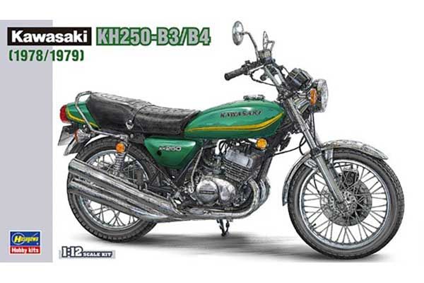 Kawasaki KH250-B3/B4 (1978/1979) (Hasegawa 21508 BK8) 1/12 Kawasaki KH250-B3/B4 (1978/1979) (Hasegawa 21508 BK8) 1/12