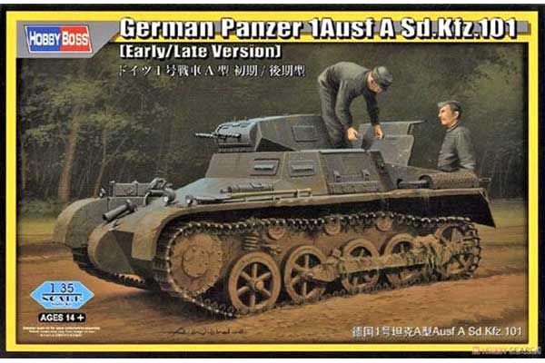Panzer 1Ausf A Sd.Kfz.101 (Ранняя/Поздняя версия) (Hobby Boss 80145) 1/35