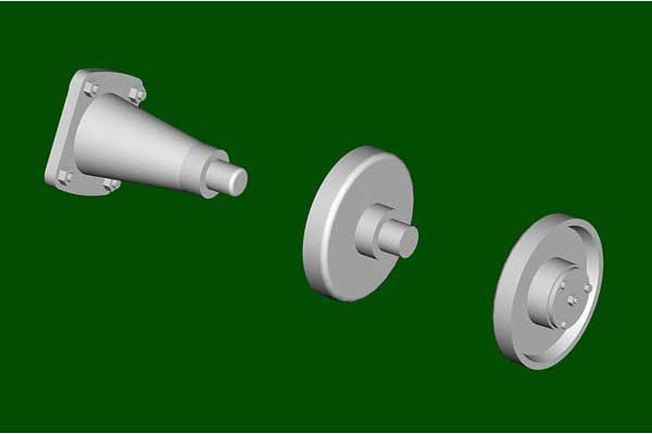 German Pz.Kpfw.III/IV auf Einheitsfahrgestell (Small Turret) (Hobby Boss 80151) 1/35