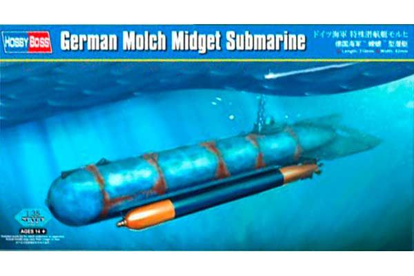 Molch немецкая карликовая подводная лодка (Hobby Boss 80170) 1/35