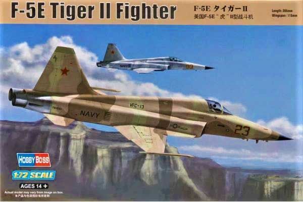 F-5E Tiger II Fighter (Hobby Boss 80207) 1/72 F-5E Tiger II Fighter (Hobby Boss 80207) 1/72