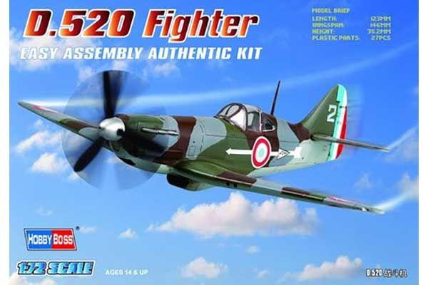 D.520 (Hobby Boss 80237) 1/72 D.520 (Hobby Boss 80237) 1/72