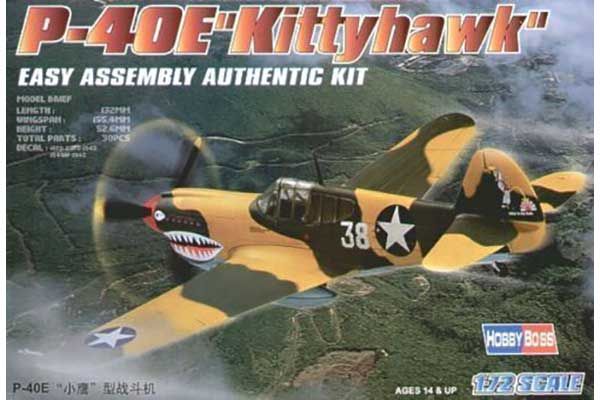 P-40E “Kitty hawk” (Hobby Boss 80250) 1/72 P-40E “Kitty hawk” (Hobby Boss 80250) 1/72