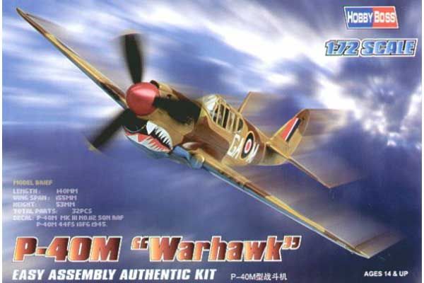 P-40M Warhawk (Hobby Boss 80251) 1/72 P-40M Warhawk (Hobby Boss 80251) 1/72