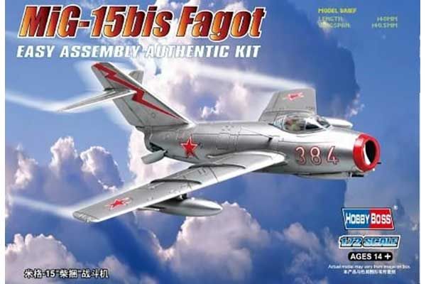 МиГ-15бис Fagot (Hobby Boss 80263) 1/72 МиГ-15бис Fagot (Hobby Boss 80263) 1/72