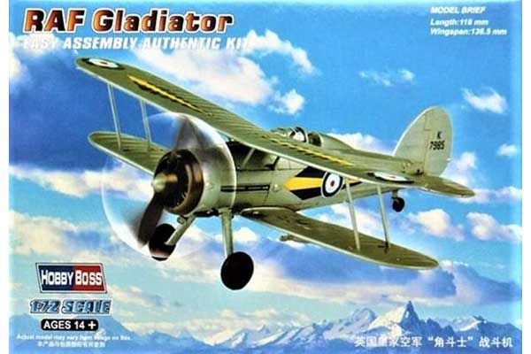 RAF Gladiator (Hobby Boss 80289) 1/72 RAF Gladiator (Hobby Boss 80289) 1/72
