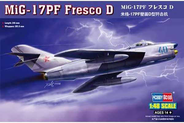 МиГ-17ПФ Fresco D (Hobby Boss 80336) 1/48 МиГ-17ПФ Fresco D (Hobby Boss 80336) 1/48