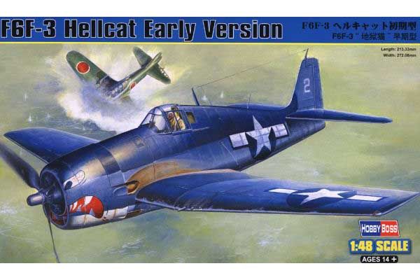 F6F-3 Hellcat Ранняя версия (Hobby Boss 80338) 1/48 F6F-3 Hellcat Ранняя версия (Hobby Boss 80338) 1/48