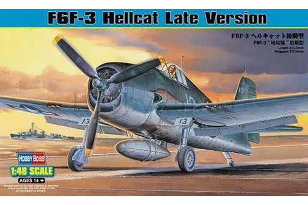 F6F-3 Hellcat поздняя версия (Hobby Boss 80359) 1/48 F6F-3 Hellcat поздняя версия (Hobby Boss 80359) 1/48