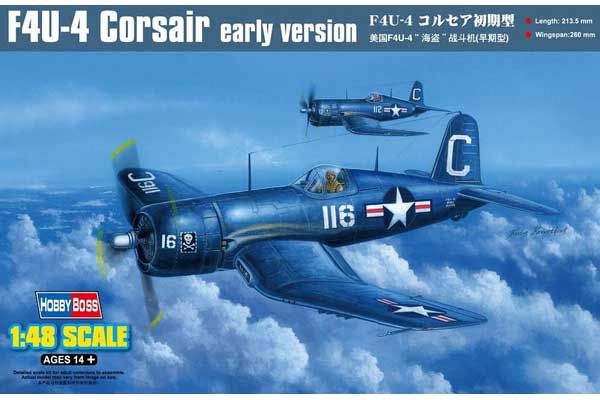 F4U-4 Corsair ранняя версия (Hobby Boss 80386) 1/48 F4U-4 Corsair ранняя версия (Hobby Boss 80386) 1/48