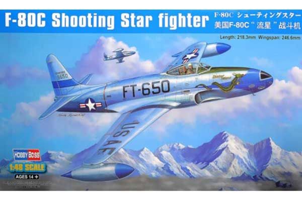 F-80C Shooting Star fighter (Hobby Boss 81725) 1/48 F-80C Shooting Star fighter (Hobby Boss 81725) 1/48