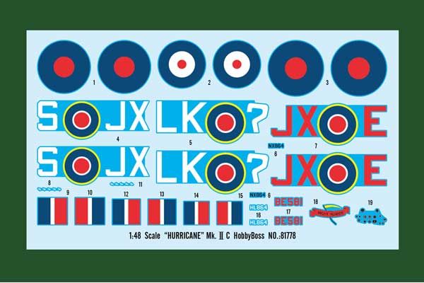 “HURRICANE” Mk.ⅡC (Hobby Boss 81778) 1/48