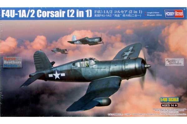 F4U-1A/2 Corsair (2 in 1) (Hobby Boss 81788) 1/48
