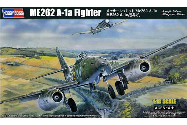 ME262 A-1a истребитель (Hobby Boss 81805) 1/18