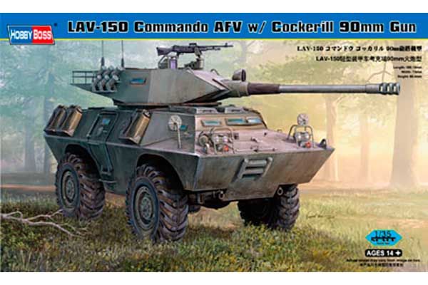 LAV-150 Commando AFV w/ Cockerill 90mm Gun (Hobby Boss 82422) 1/35 LAV-150 Commando AFV w/ Cockerill 90mm Gun (Hobby Boss 82422) 1/35