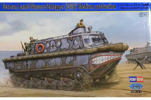 Land-Wasser-Schlepper (LWS) среднего производства (Hobby Boss 82433) 1/35 Land-Wasser-Schlepper (LWS) среднего производства (Hobby Boss 82433) 1/35