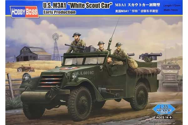 M3A1 "White Scout Car" раннего производства (Hobby Boss 82451) 1/35 M3A1 "White Scout Car" раннего производства (Hobby Boss 82451) 1/35