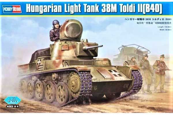 38M Toldi II(B40) венгерский легкий танк (Hobby Boss 82478) 1/35