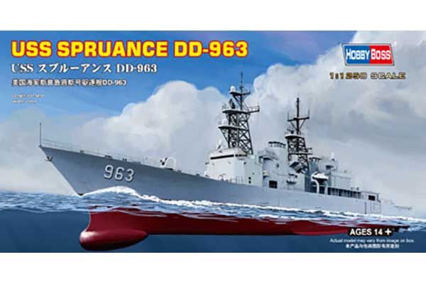 USS SPRUANCE DD-963 (Hobby Boss 82504) 1/1250