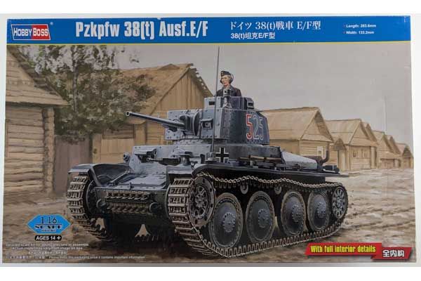 Pzkpfw 38(t) Ausf.E/F (Hobby Boss 82603) 1/16