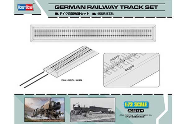 Немецкие железнодорожные пути (Hobby Boss 82902) 1/72 Немецкие железнодорожные пути (Hobby Boss 82902) 1/72