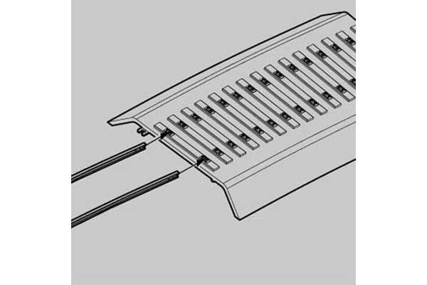 Немецкие железнодорожные пути с поворотом (Hobby Boss 82910) 1/72 Немецкие железнодорожные пути с поворотом (Hobby Boss 82910) 1/72