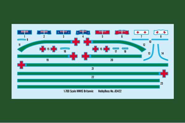 HMHS Britannic (Hobby boss 83422) 1/700