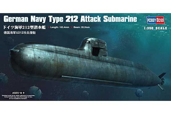 Type 212 немецкая ударная подводная лодка (Hobby Boss 83527) 1/350 Type 212 немецкая ударная подводная лодка (Hobby Boss 83527) 1/350