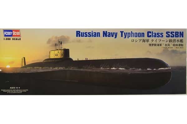 Подводная лодка проекта 941 «Акула» (Typhoon) (Hobby Boss 83532) 1/350 Подводная лодка проекта 941 «Акула» (Typhoon) (Hobby Boss 83532) 1/350