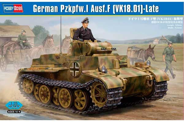 Pzkpfw.I Ausf.F (VK18.01) - поздний (Hobby Boss 83805) 1/35