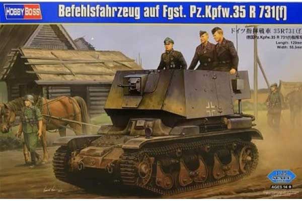 Befehlsfahrzeug auf Fgst. Pz.Kpfw.35 R 731(f) (Hobby Boss 83809) 1/35 Befehlsfahrzeug auf Fgst. Pz.Kpfw.35 R 731(f) (Hobby Boss 83809) 1/35