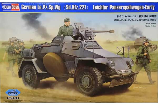 Le.Pz.Sp.Wg (Sd.Kfz.221) (Hobby Boss 83813) 1/35 Le.Pz.Sp.Wg (Sd.Kfz.221) (Hobby Boss 83813) 1/35