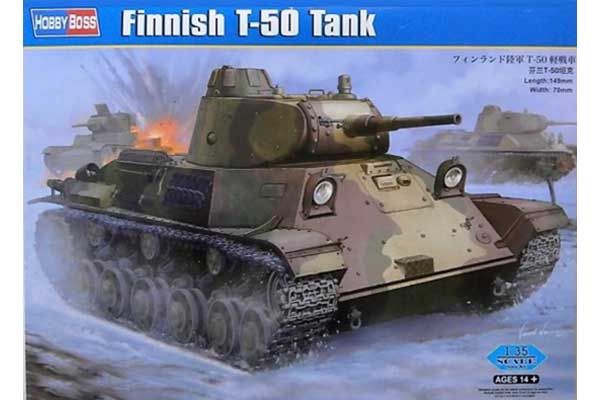 Финский танк T-50 (Hobby Boss 83828) 1/35 Финский танк T-50 (Hobby Boss 83828) 1/35